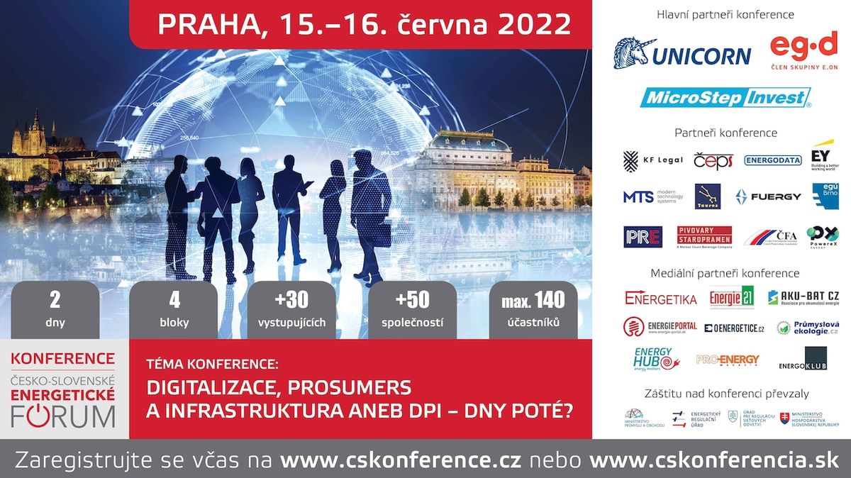 Česko-slovenské energetické fórum živě: Digitalizace, Prosumers a Infrastruktura aneb DPI – dny poté?